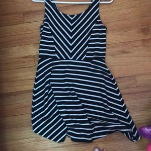 Black and white dress